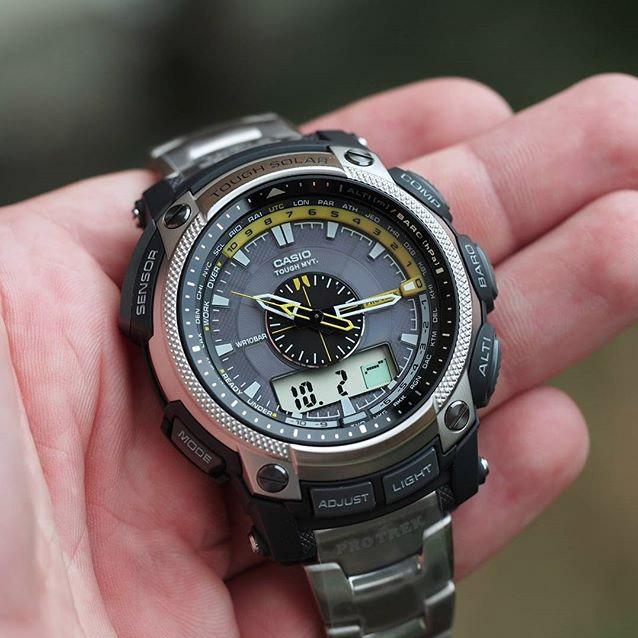 valg Utilgængelig magnet Casio ProTrek PRW-5000T-7E — купить наручные часы в TEMPUS | Оригинал
