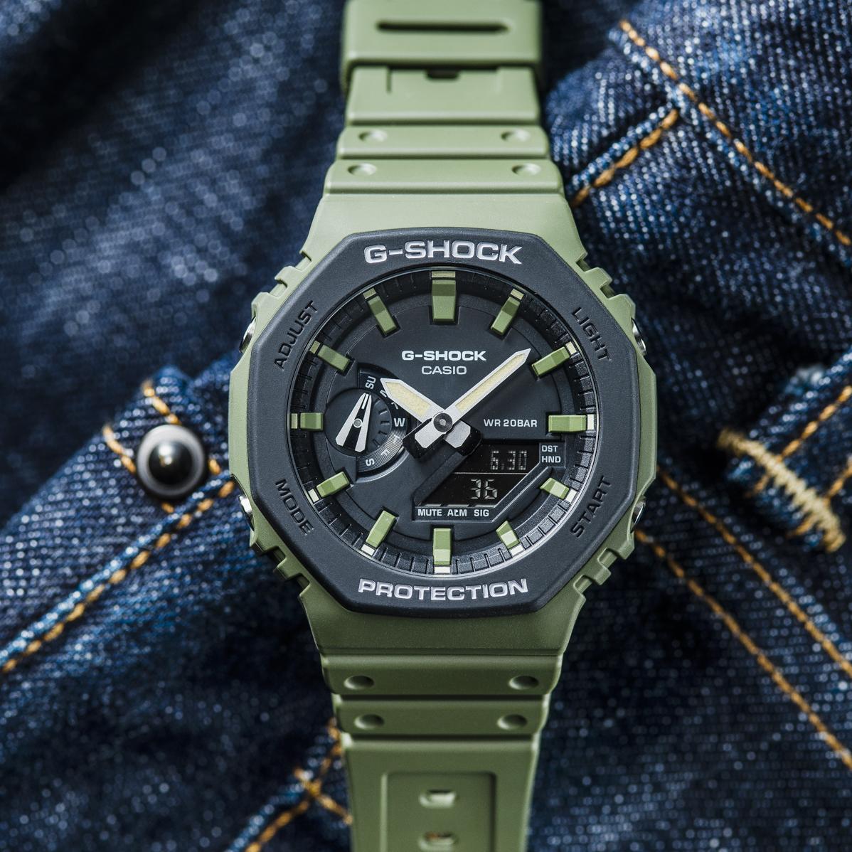 Casio G-Shock GA-2100SU-3A — купить наручные часы в TEMPUS | Оригинал