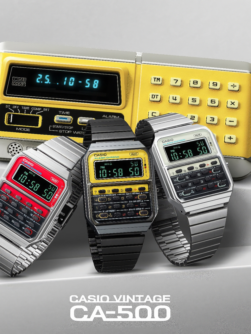 Casio Vintage CA-500WEGG-9B — купить наручные часы в TEMPUS | Оригинал